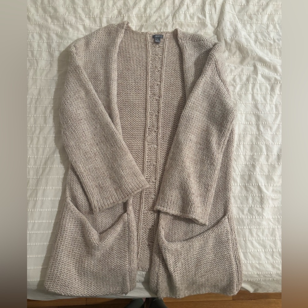 Aerie Soft Cream Cardigan
